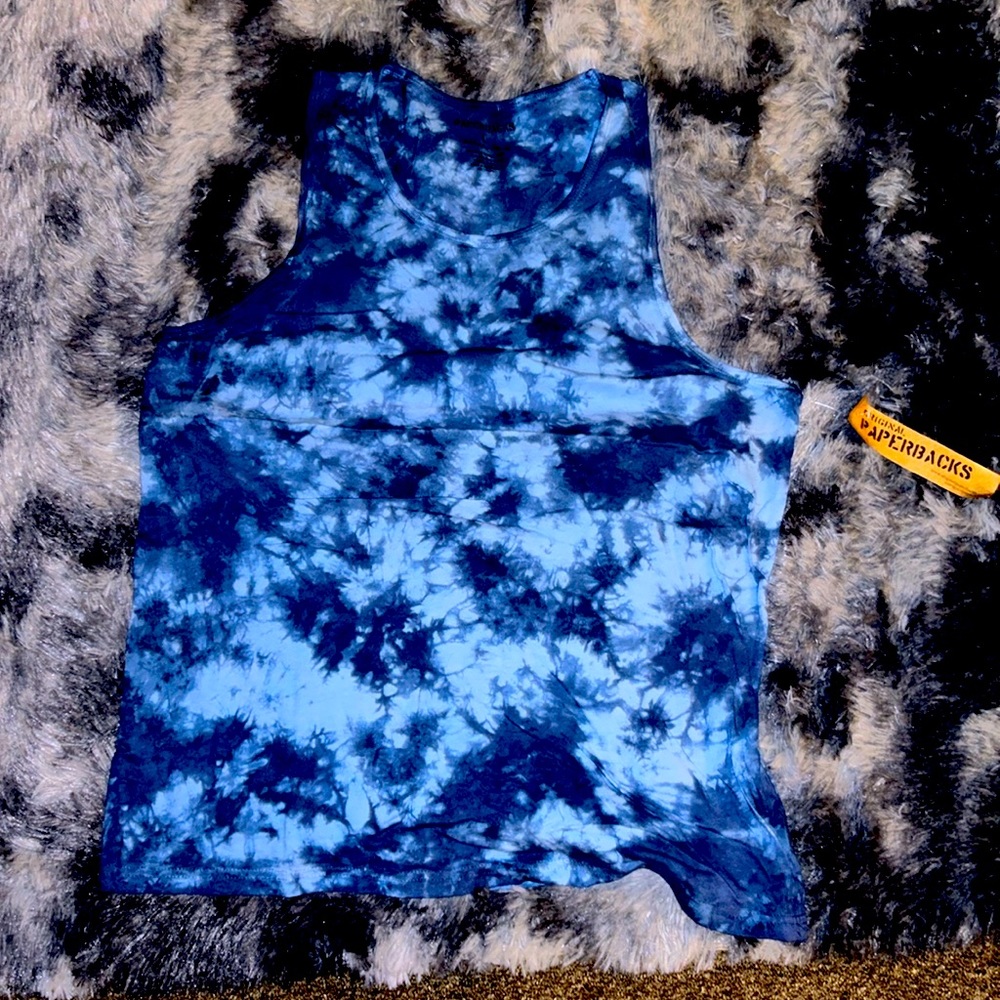 Original paperbacks tie dye tank